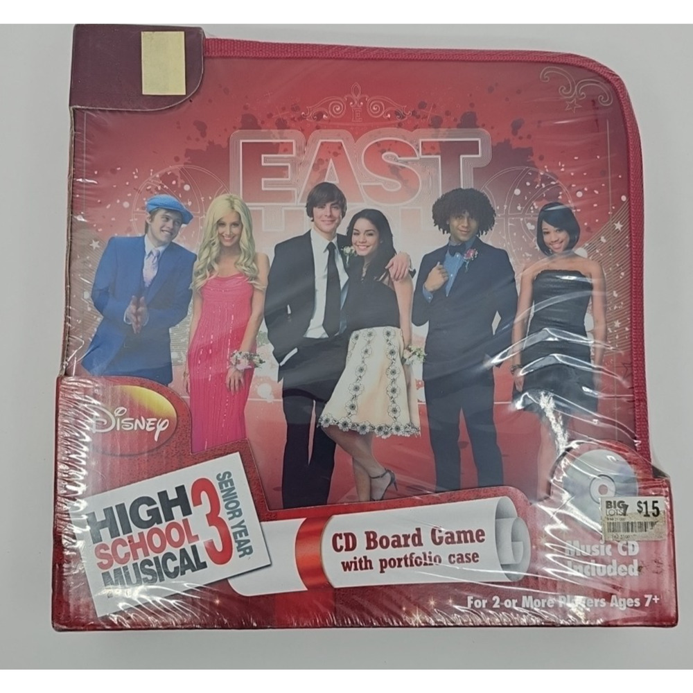 Disney High School Musical 3 CD Board Game With Portfolio Case NEW Sealed